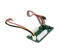 HOMSFOU Adaptador de Fuente de Alimentación Síncrona ATX para Pc, Placa de Arranque Múltiple 24pin, Tarjeta de Cable Extensor para Sincronización, Uso en Torre de Computadora, Compatible