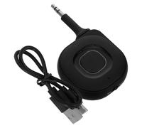 HOMSFOU Adaptador Inalámbrico Aux para Coche y Hogar de Estéreo con Batería de Larga Duración Sonido HiFi y para TV PC y Estéreo