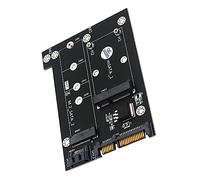 HOMSFOU Adaptador Msata Convertidor De Tarjeta Msata para Disco Duro Compatible Ssd Sin Controladores De Software Necesarios Diseño Especial