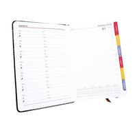 HOMSFOU Agenda Planificador Académico Diaria Notebook Minimalista para Estudiantes y Oficina Libreta de Notas para Organización y Programación Días