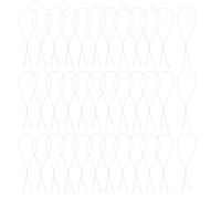 HOMSFOU Alambre para Manualidades de Bodas 250 Piezas Varilla Flexible de Tallo 40 CM Calibre 24 Papel Ratán Blanco Enrollado para Arreglos y Ramos Artesanales