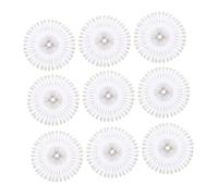 HOMSFOU Alfileres de Perla Grandes para Manualidades y Costura, 480 Piezas, Broche de Flor de Perla para Bodas, Arreglos Florísticos y Decoración de San Valentín