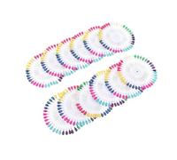 HOMSFOU Alfileres Rectos Cabeza de Perla de Plástico 480 Piezas Grandes para Ramos de Boda y Flores de San Valentín Broche de Perla para Coser y Proyectos de Manualidades Color