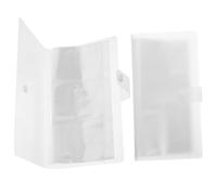 HOMSFOU Almacenaje Transparente Fotos Álbum Coleccionables Miniálbum Fotos Pequeño