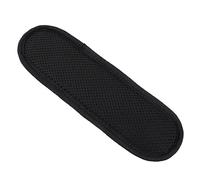 HOMSFOU Almohadilla Banda de Hombro de Nylon Negra, Protectora Antideslizante y Fácil de Instalar, Adecuado para Mochilas y Correas Gruesas Que Alivian Presión
