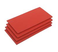 HOMSFOU Almohadillas de Silicona Juego de Antideslizantes Resistentes al Calor 4 Piezas para Prensa Térmica para Proyectos de Sublimación en Casa y Entornos de Trabajo