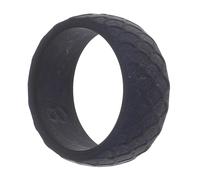 HOMSFOU Anillo Deportivo de Silicona para Hombre, Diseño Ergonómico, Color Azul Vibrante, Tamaño 8, Anillo de Dedo Flexible y Resistente Adecuado para Actividades al Aire Libre y Gimnasio