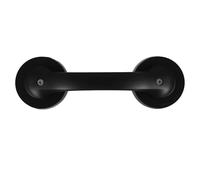 HOMSFOU Barra de Apoyo Antideslizante para Ducha y Baño, Pasamanos de Seguridad Negro Ventosa Fuerte, Adecuado para Personas Mayores, Barra Útil y Segura para Accesibilidad