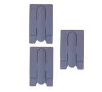 HOMSFOU Billetera De Silicona para Teléfono con Soporte para Tarjeta De Crédito Y Tarjeta De Identificación Color Gris con Soporte Incluido