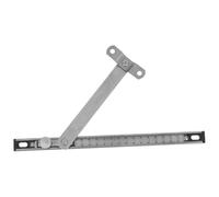 HOMSFOU Bisagras para Ventanas Abatibles, Bisagra de Fricción, Limitador Oculto Ajustable, Barra de Seguridad para Ventanas del Hogar, Barra de Seguridad Telescópica de 8 Pulgadas