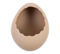 HOMSFOU Bol Grande para Postres Forma de Cáscara de Huevo, Cuenco Decorativo y Funcional para Helados, Vajilla Creativa de Cerámica para Hogar, Oficina y Restauración