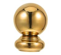 HOMSFOU Bola De Barandilla De Escalera Remates Decorativos Cubiertas Postes Cubierta Cerca Decoración Cerca Césped Poste La Del Jardín Acero Inoxidable Golden