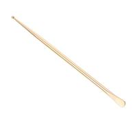 HOMSFOU Bolígrafo Compacto de Acupresión para Oído Sonda de Punta Plana de Cobre Dorado, Herramienta Práctica para Masaje y Terapia Auricular, Adecuado para Cuidado Oídos y Localización