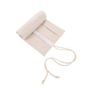 HOMSFOU Bolsa Enrollable para Pinceles de Artista Ranuras Estuche Organizador para Dibujar y Colorear de Lona