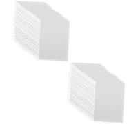 HOMSFOU Bolsas Transparentes Para Fundas Perforadas Para Archivos Organizador Práctico Y Duradero 100 Piezas*2