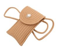 HOMSFOU Bolso Bandolera Tejido Estilo para Mujer y Niñas, Bolso para Móvil Diseño de Verano, Uso Diario y Paseo Color Aleatorio