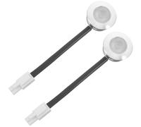 HOMSFOU Bombilla de campana extractora LED, luces LED de repuesto para cocina bajo mueble, alta luminosidad, diseño sellado, metal y vidrio, pack de 2