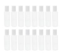 HOMSFOU Botellas Pequeñas de Solución para Cuidado de Lentes de Contacto, Mini Frascos Vacíos de 25 Piezas, Material Pp Resistente Tapa Antigoteo, Adecuado para Viajes y Almacenamiento