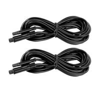 HOMSFOU Cables de Extensión para Cámara de Tablero y Cámara de Visión Trasera de 4 Conectores, 2 Piezas, 2.5 Metros, Compatibles con Grabadora de Coche y Sistema de Videovigilancia