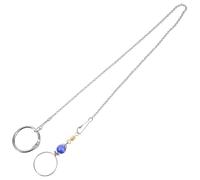 HOMSFOU Cadena de Arnés para Pájaros Collar de Acero Inoxidable, Correa de Entrenamiento Ajustable para Loros y Aves Pequeñas, Accesorio Resistente para Vuelo y Paseo, Color Aleatorio
