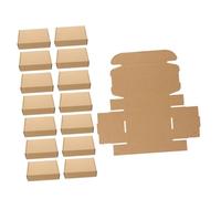 HOMSFOU Caja De 15 Piezas cajas de dulces para regalar buzón cajas en forma de rectángulo cajas de favor de fiesta cajas de para papel corrugado