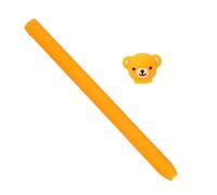 HOMSFOU Caja De La Pluma De Manzana Bolígrafo Grifo Lápiz para Cubierta Protectora De Lápiz Óptico Estuche para Lápiz Óptico Lápiz Capacitivo Cubierta De Silicona Soporte para Lápiz Orange