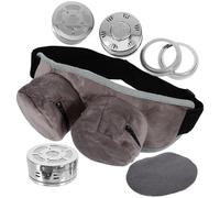 HOMSFOU Caja de Moxa Portátil Hogar Cinturón Elástico Doble, Marco de Acero y Almohadilla Aislante, Accesorio de Moxibustión sin Humo para Cuello, Rodillas, Cintura y Abdomen, Práctica