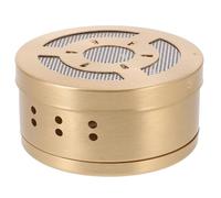 HOMSFOU Caja de Moxibustión de Cobre Grueso Portátil 1 Unidad para Terapia de Calor en Cuello y Hombros Alivio Natural para Uso en Casa y Bienestar Personal Estilo