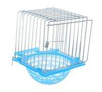 HOMSFOU Caja Nido Colgante para Pájaros Pequeña de Malla de Hierro Ventilación Óptima para Incubación, Fácil Limpieza, Adecuado para Jaulas y Nidos de Agapornis y Periquitos