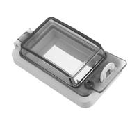 HOMSFOU Caja para Interruptores con Ventana Transparente Carcasa Plástica Resistente para Protección Eléctrica Exterior Zonas Industriales y Aparcamientos para Botón de Parada de