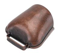 HOMSFOU Campana para Ganado Grande Engrosada de Hierro Color Rojo Cobre Antiguo Campana Ruidosa para Collar de Vaca y Oveja Cascabel para Pastoreo y Manejo en Granja Resistente