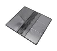 HOMSFOU Car Wallet PU Leather For Insurance And Registration Documents Organizer For Vehicle Papers Unisex Design
