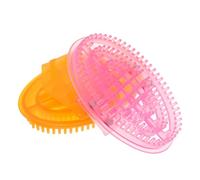 HOMSFOU Cepillo de Masaje Corporal Meridiano 2 Piezas, Juego Exfoliante Cerdas Suaves para Depuración y Aplicación de Aceites Esenciales, Masajeador Compacto para Spa y Cuidado Corporal
