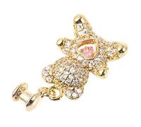 HOMSFOU Charm para Correa de Reloj Dorado de Aleación, Adorno