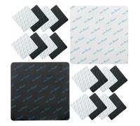 HOMSFOU Cinta Adhesiva para Alfombras Antideslizante 20 Piezas Cuadradas en Color Claro y Oscuro, Desmontable, Lavable, sin Residuos, Adecuado para Seguridad y Fijación Hogar