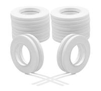 HOMSFOU Cinta para Pestañas para Extensiones de Pestañas, Adhesiva No Tejida de Color Claro, 30 Rollos en 3 Bolsas, Cinta Aislante y Transpirable para Salón de Belleza y Uso