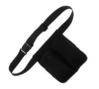 HOMSFOU Cinturón organizador de aceites esenciales ajustable con doble bolsillo, bolsa protectora para botella de masaje para terapeutas, bolsa de cintura portátil para uso doméstico y de viaje