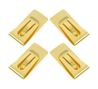 HOMSFOU Clip Delgado para Billetes y Tarjetero Metálico Minimalista de Acero Inoxidable Resistente Sujeción Firme para Hombre Uso Diario y Profesional