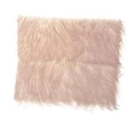 HOMSFOU Cobija para Niño Recién Nacido Cálida y Transpirable Cosida a Máquina para Fotografía 60 X 50 Cm Beige y Marrón Accesorio Envolvente