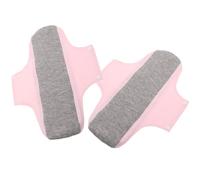 HOMSFOU Compresas Posparto Lavables 2 Unidades, Ultrafinas y Reutilizables de Algodón Suave, Almohadillas Absorbentes 22x28 Cm para Incontinencia Femenina, Protección Antifugas y Cuidado