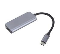 HOMSFOU Concentrador USB c Adaptador Tipo c Salida PD y Compacto Sin Necesidad De Software