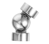 HOMSFOU Conector De Esquina Para Barra De Cortina De Acero Inoxidable│tapones Para Pasamanos│codo Angular│accesorio Para Barandilla De Escalera│uso Interior y Exterior│