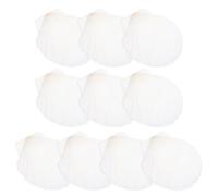 HOMSFOU Conjunto de 10 Piezas de Conchas Naturales de Color Claro para Decoración DIY, Conchas Marinas sin Decoloración, Diseño Delicado para Proyectos Creativos Hogar