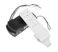 HOMSFOU Control Remoto Inalámbrico Temporizador y 6 Velocidades para Ventilador de Techo con Luz, Controlador de Motor DC Receptor de Radiofrecuencia para Ventiladores de Techo