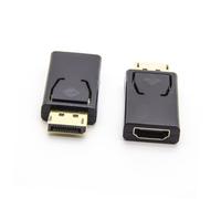 HOMSFOU Convertidor Hembra Adaptador de Conector Displayport Macho Hembra Soporte para Transmisión de Estables Compatible con HDTV y PC