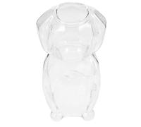 HOMSFOU Copa de Cóctel de Vidrio Transparente Diseño de Perro, Vaso Multifunción para Whisky, Cerveza y Vino, Adecuado para Fiestas y Decoración Hogar