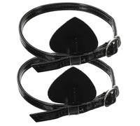 HOMSFOU Cordones Elásticos de Pu Cómodos y Resistentes para Zapatos de Diseño sin y Estilo Moderno Varios estilos para Mujer Adecuado para Uso Diario Varios estilos