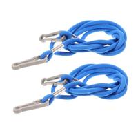 HOMSFOU Cordones para Guantes de Invierno, 2 Piezas, Correa Antipérdida de Nailon Clips para Manoplas, Color Azul Real, Talla Única, Cordón Porta Guantes para Actividades al Aire