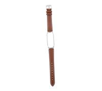HOMSFOU Correa banda de reloj de piel de vaca pulseras elasticas bandas muñequera de liberación rápida muñequeras brazalete bracelet cinturón de muñeca pulsera de reloj inteligente Brown
