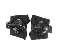 HOMSFOU Correa de Muñeca Giratoria 360° Estilo Guante para Cámara Deportiva, Accesorios Electrónicos, Uso Deportivo de Ciclismo y Surf, Compatible con Gopro, Color Negro, Paquete de 2